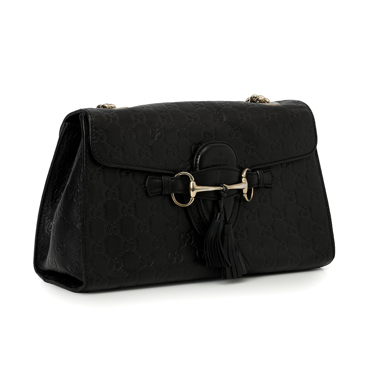 GG Black Emily Shoulder Bag Medium