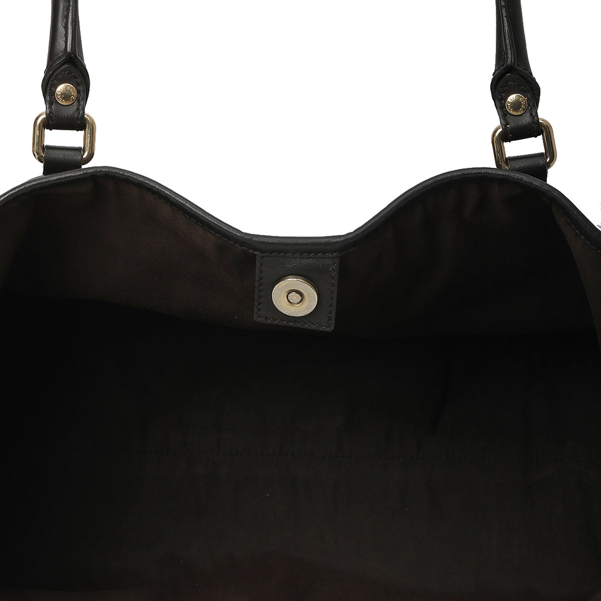 Black GG Guccissima Leather Tote One Size