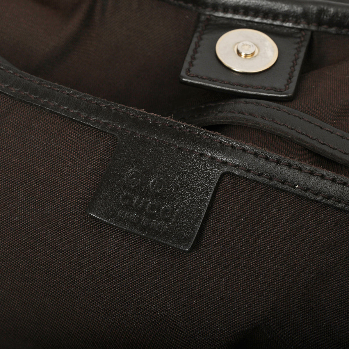 Black GG Guccissima Leather Tote One Size