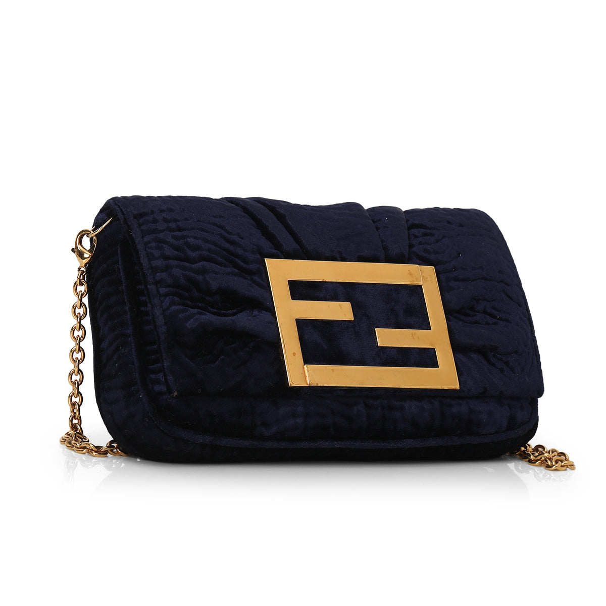 Mia Chain Velvet Mini Pochette