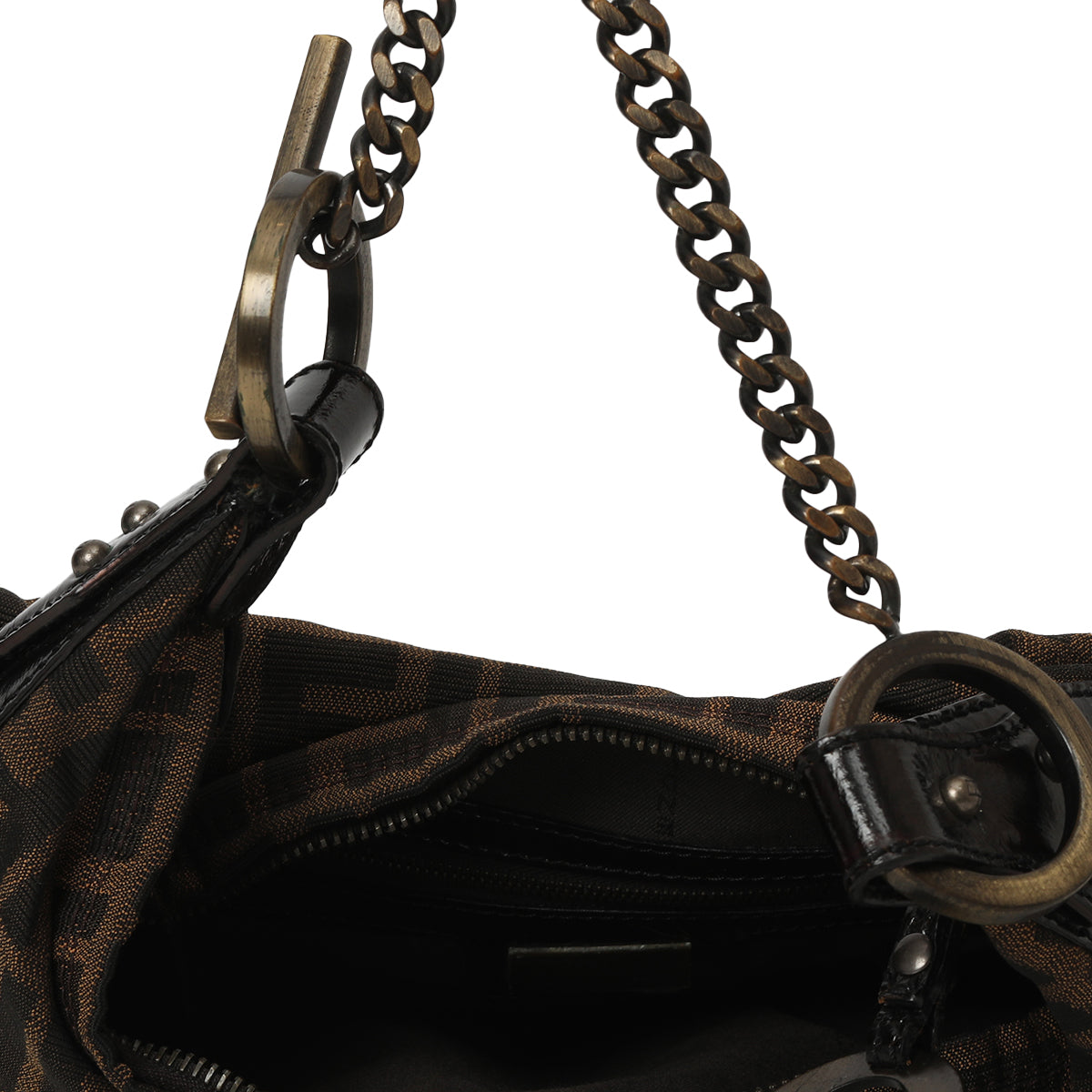 Zucca Chef Chain Hobo Bag Small