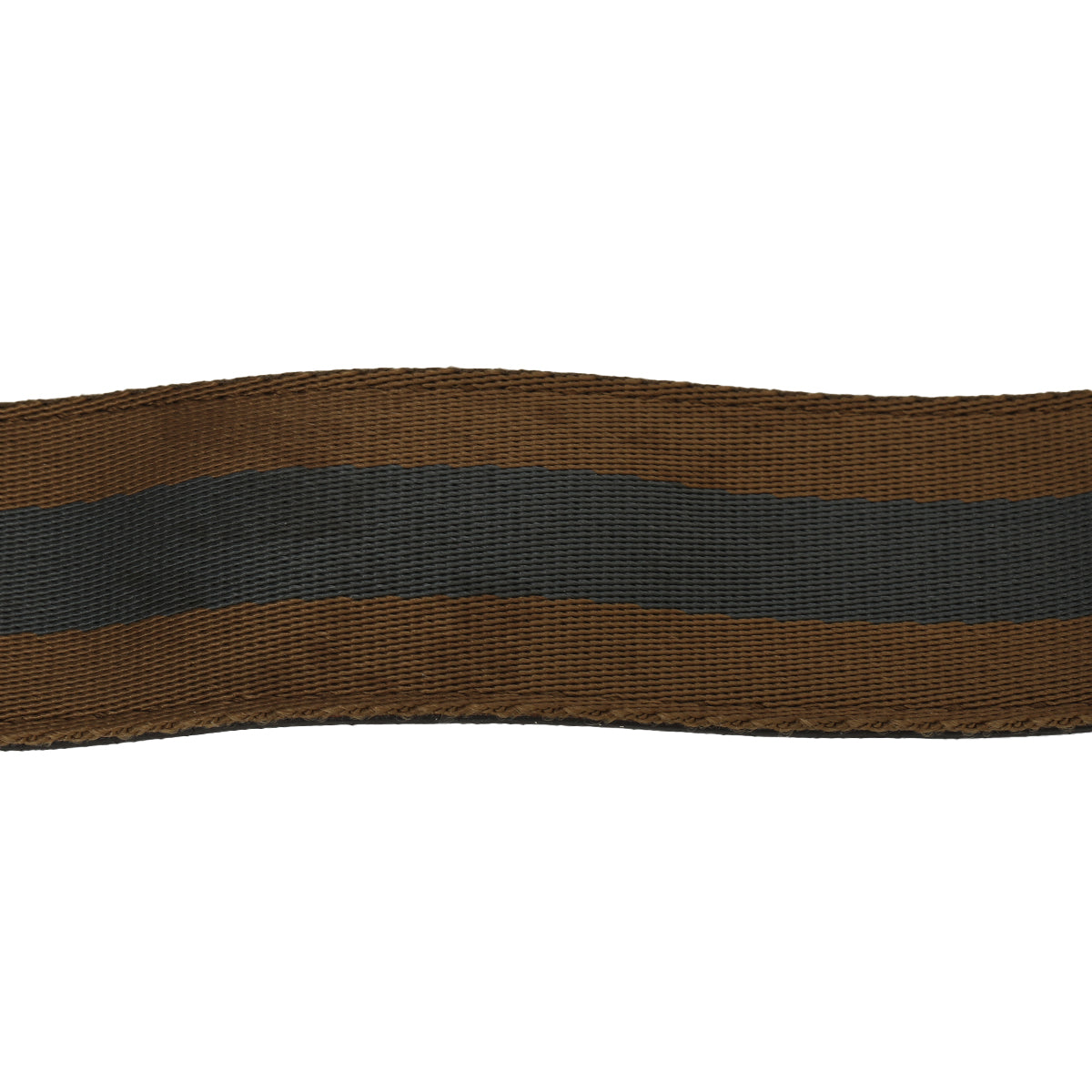 Dark Grey Web Canvas & Leather Interlocking G Buckle Belt 95/38