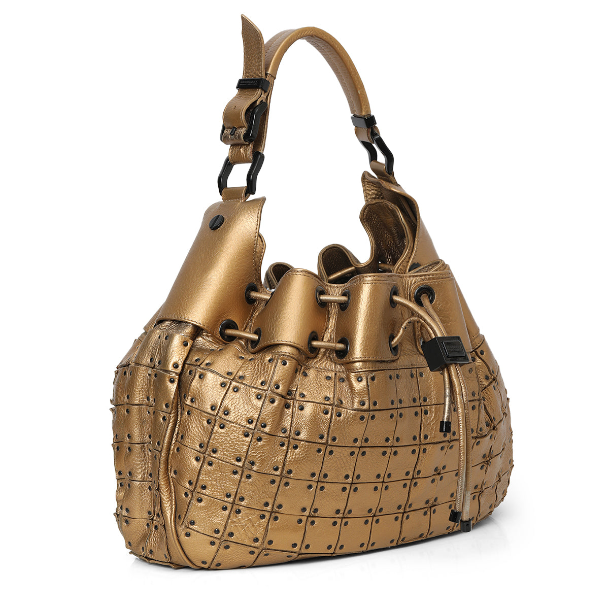 Prorsum Studded Warrior Gold Bag Medium