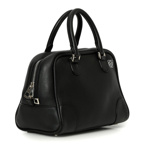 LOEWE DIN AMAZONA ハンドバック　ブラック Loewe Black Bolso Amazona Medium Anagram Bag ○ Labellov