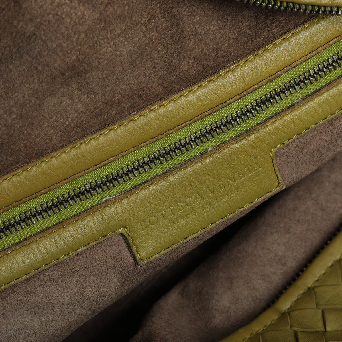 Intrecciato Woven Nappa Leather Montaigne Satchel Bag One Size