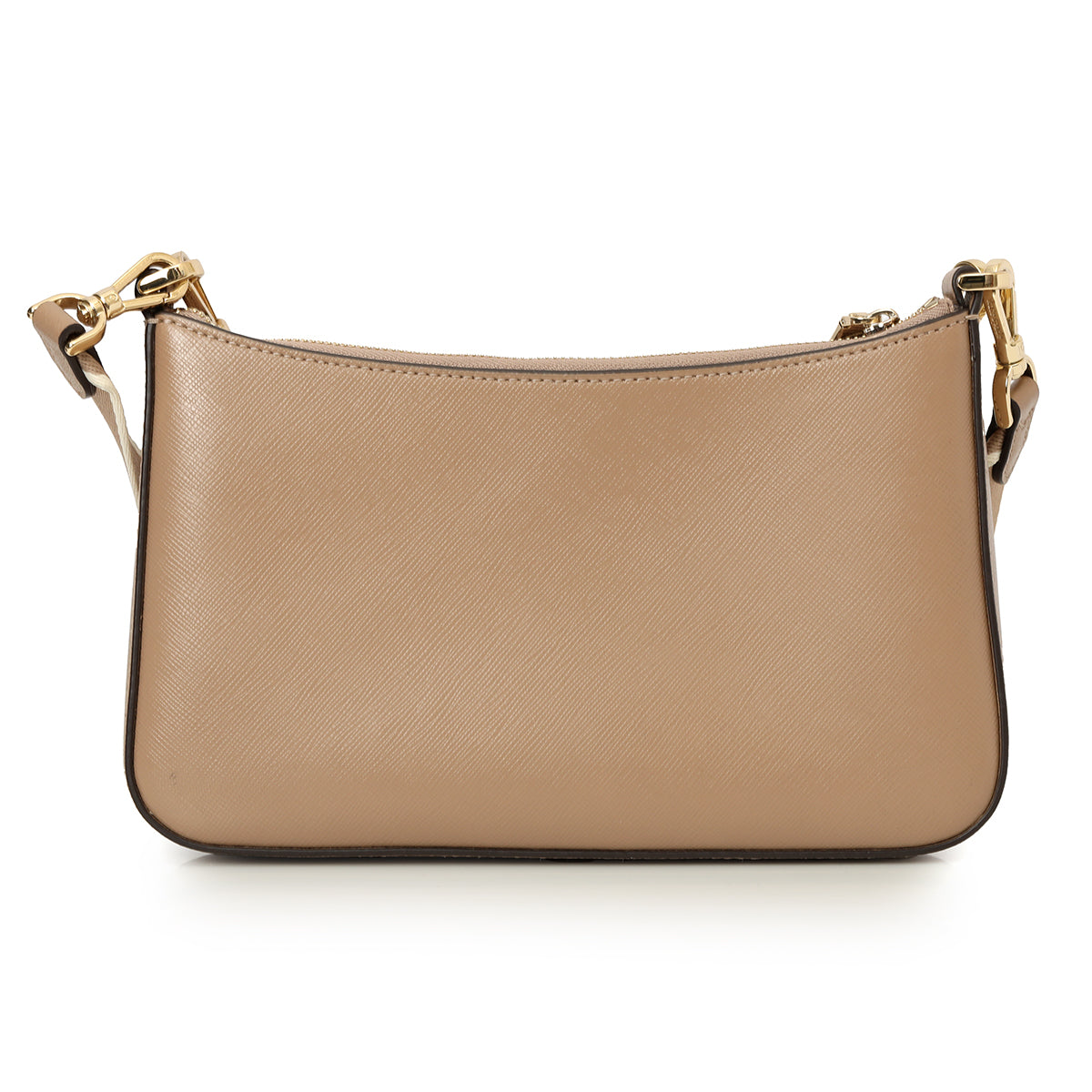 Duet Colorblock Saffiano Leather Crossbody Bag Small