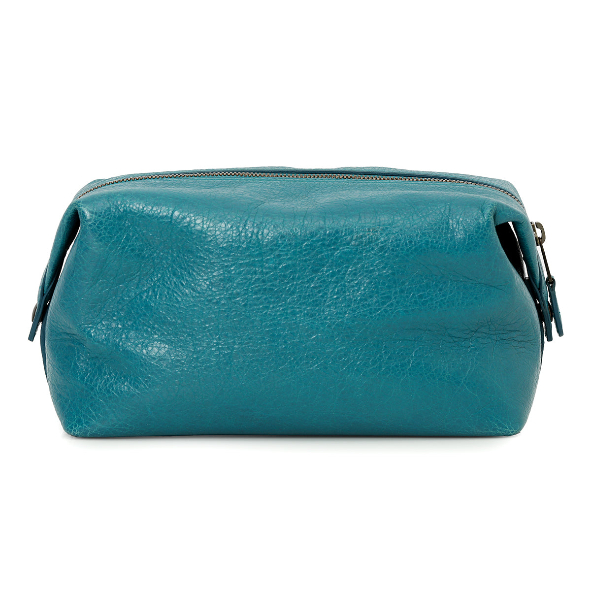 Turquoise Envelope Leather Clutch Small
