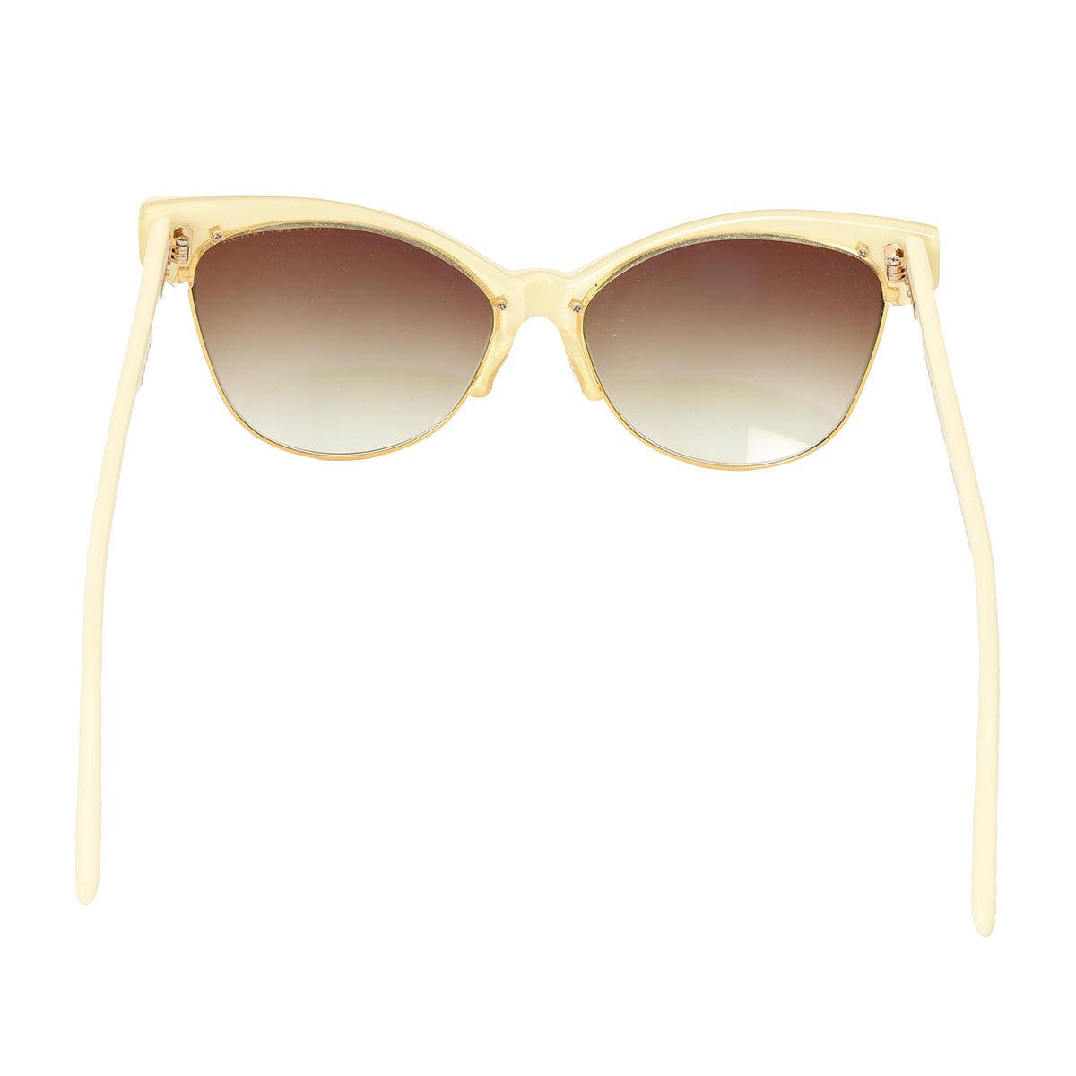 Temptation 22029-c-CRM-Gld-61 Cat Eye Sunglasses One Size