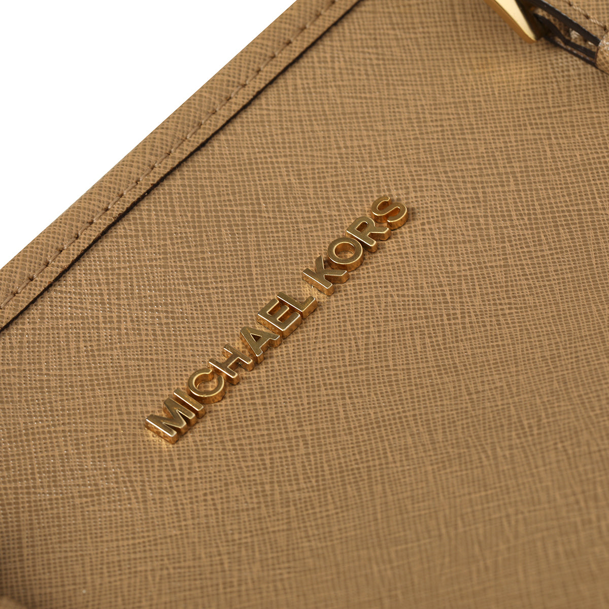 Beige Leather Medium Jet Set Travel Tote