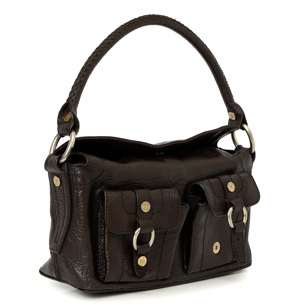 Vintage Ddouble Pocket Bag One Size