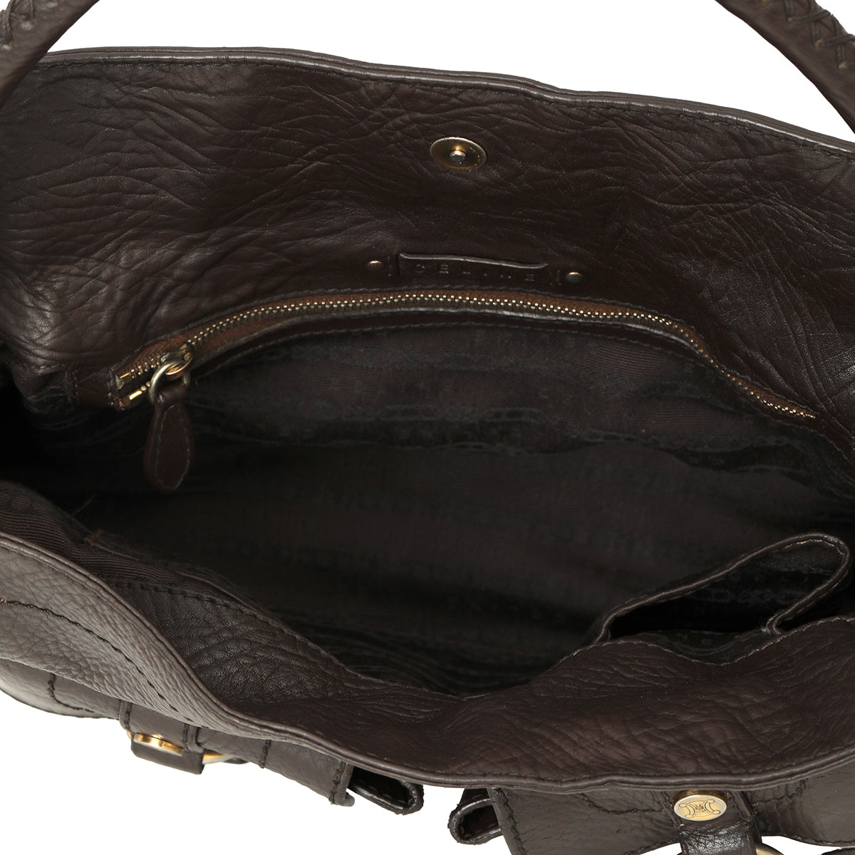 Vintage Ddouble Pocket Bag One Size