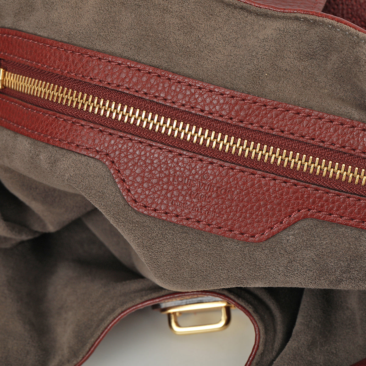 Louis Vuitton Monogram Mahina Leather Hobo Large