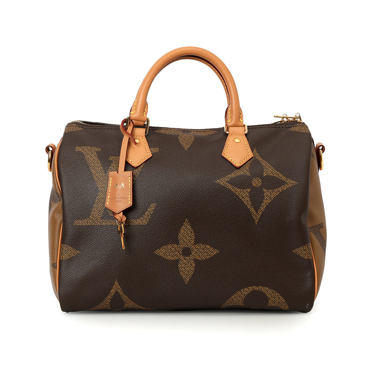 Monogram Giant Canvas Reverse Speedy Bandouliere 30 Bag