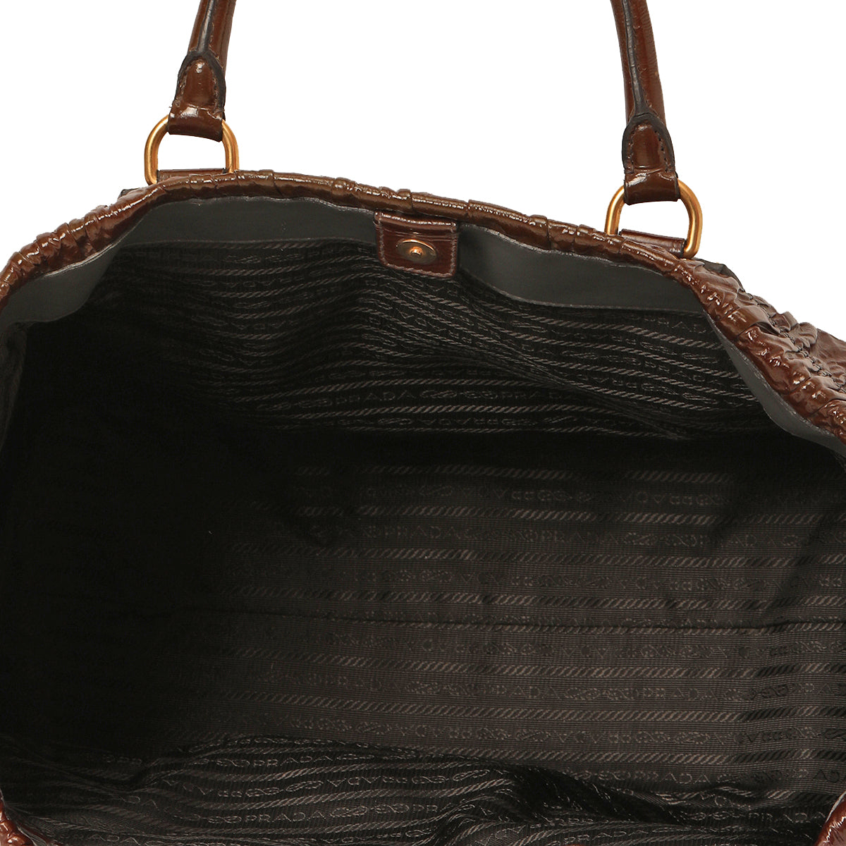 Vernis Gaufre Tote One Size
