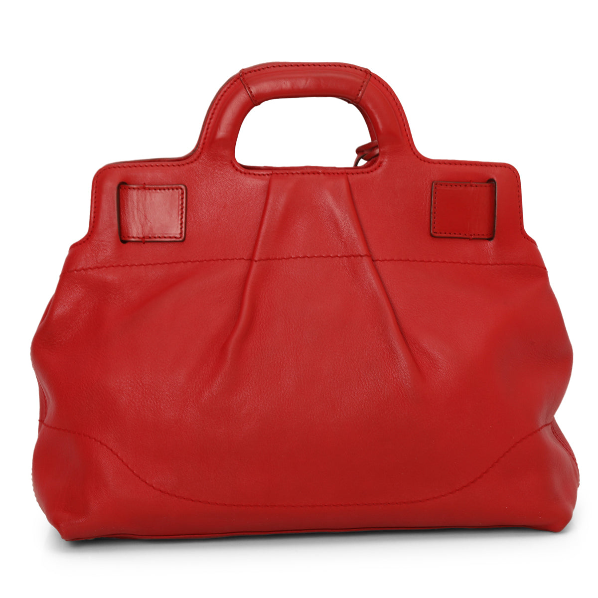 Lava Calfskin Leather Satchel One Size