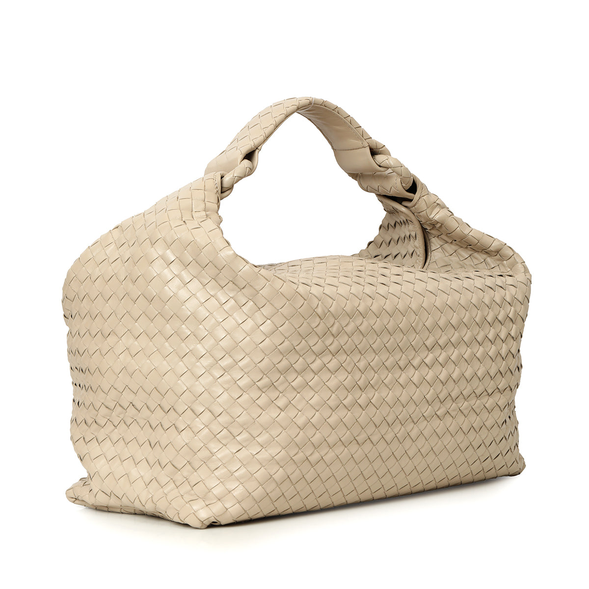 Intreciato Leather Ball Hobo Bag One Size