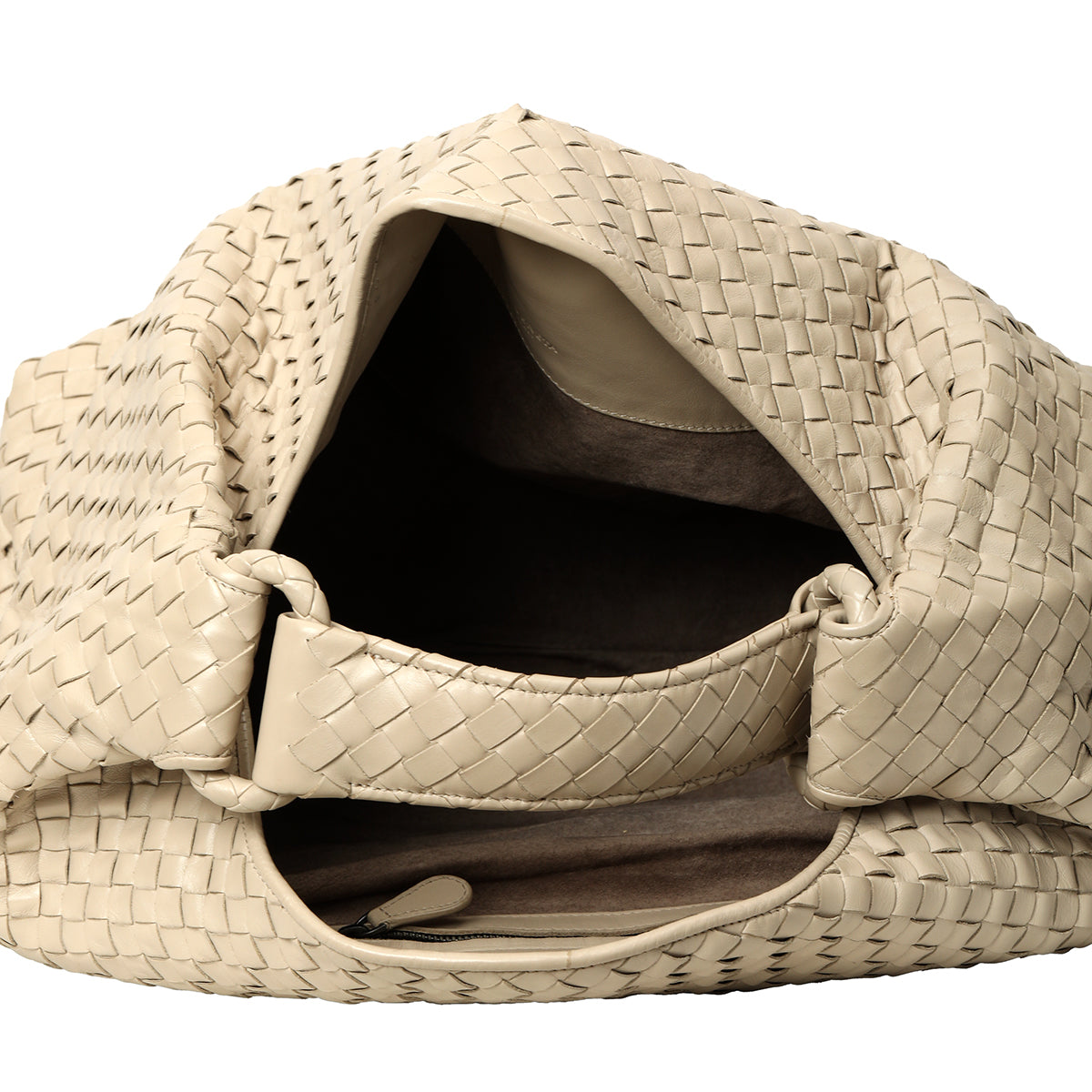 Intreciato Leather Ball Hobo Bag One Size