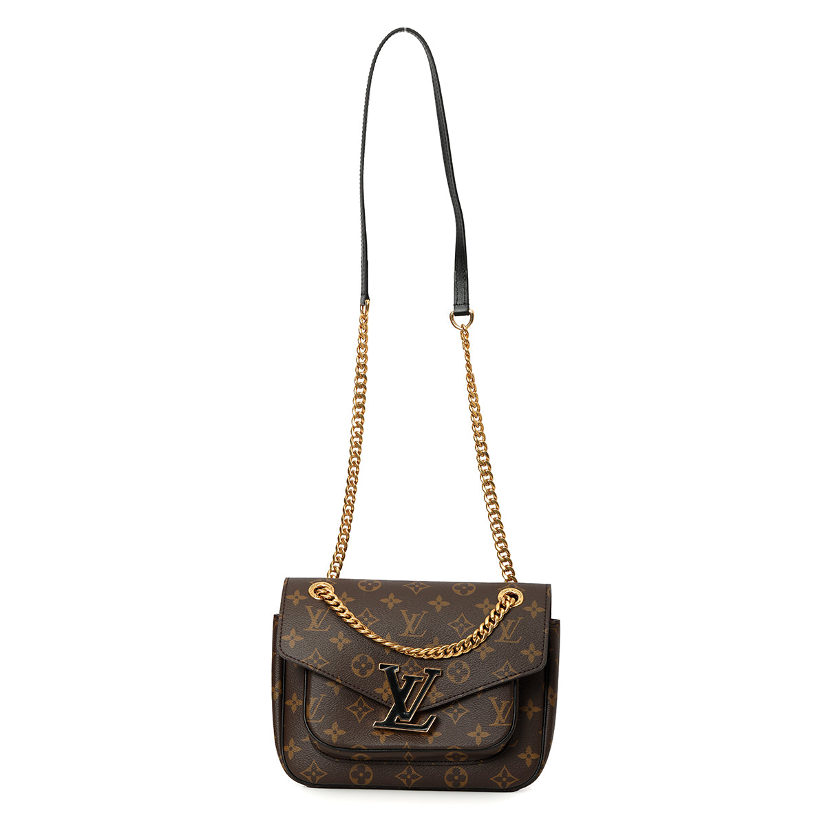 Monogram Canvas Passy Chain Bag Medium