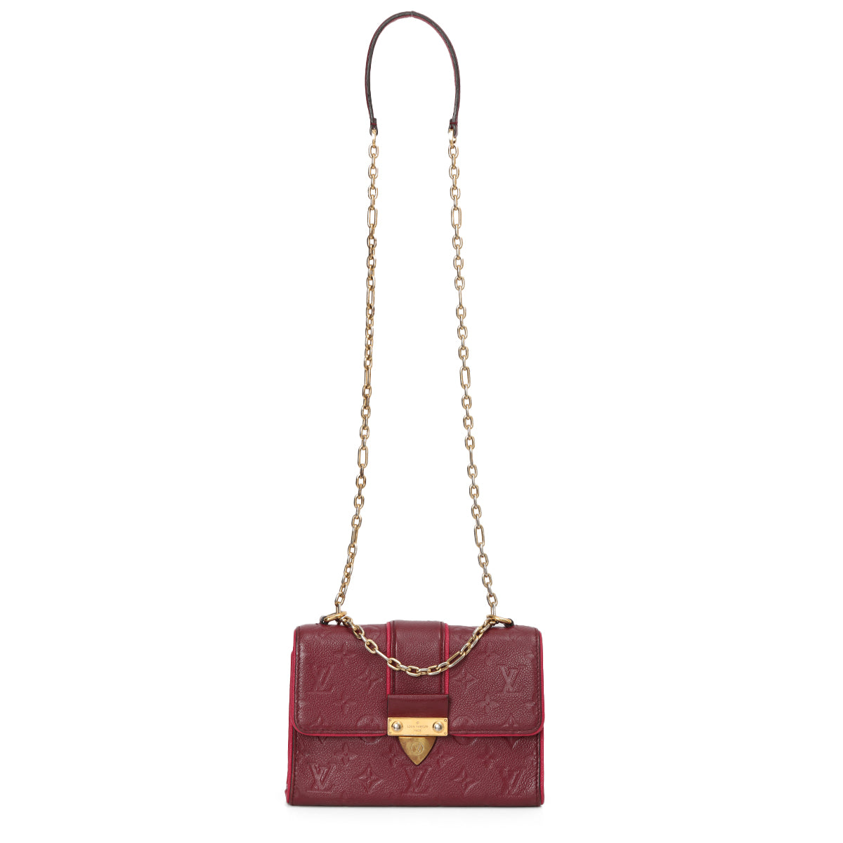 Scarlet Monogram Empreinte Leather Saint Sulpice PM Bag