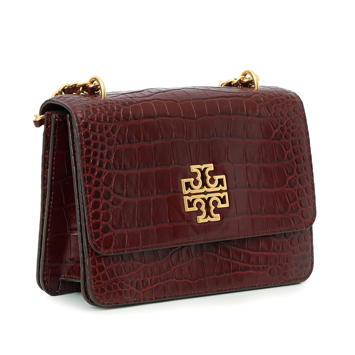 Britten Croc Small Adjustable Shoulder Bag