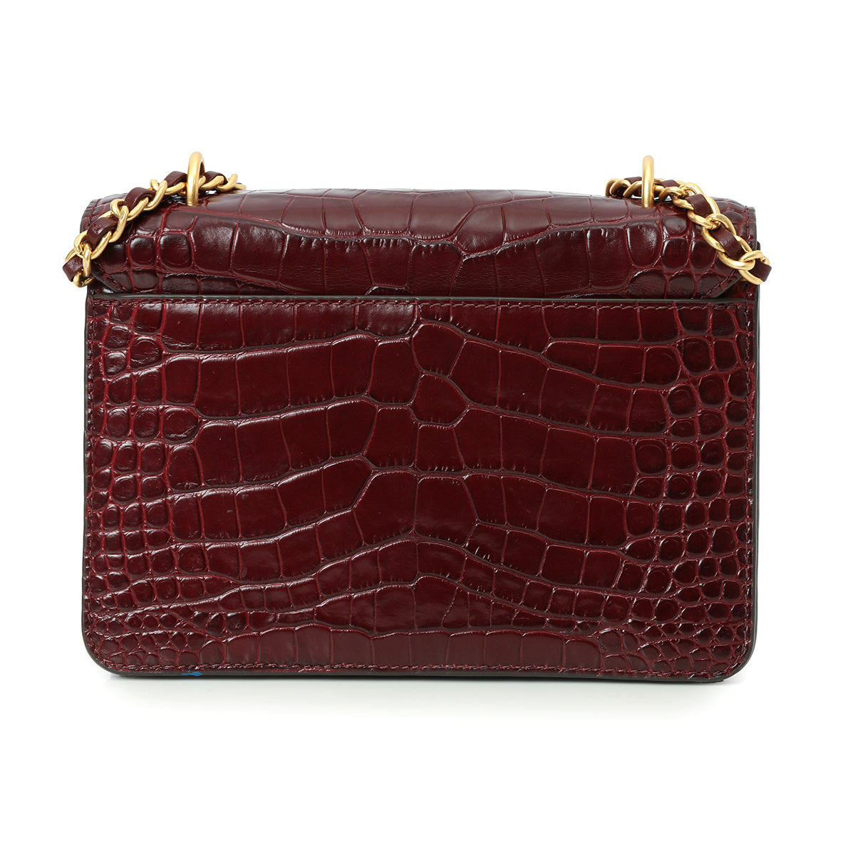 Britten Croc Small Adjustable Shoulder Bag