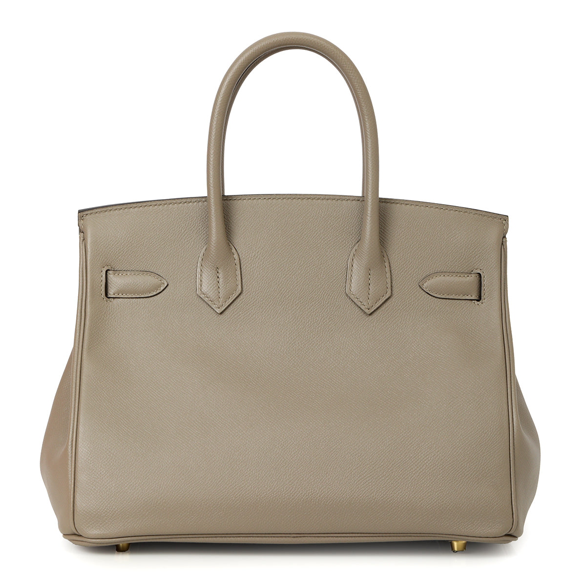 Birkin 30, Grey Chevre Epsom Leather with Gold Hardware