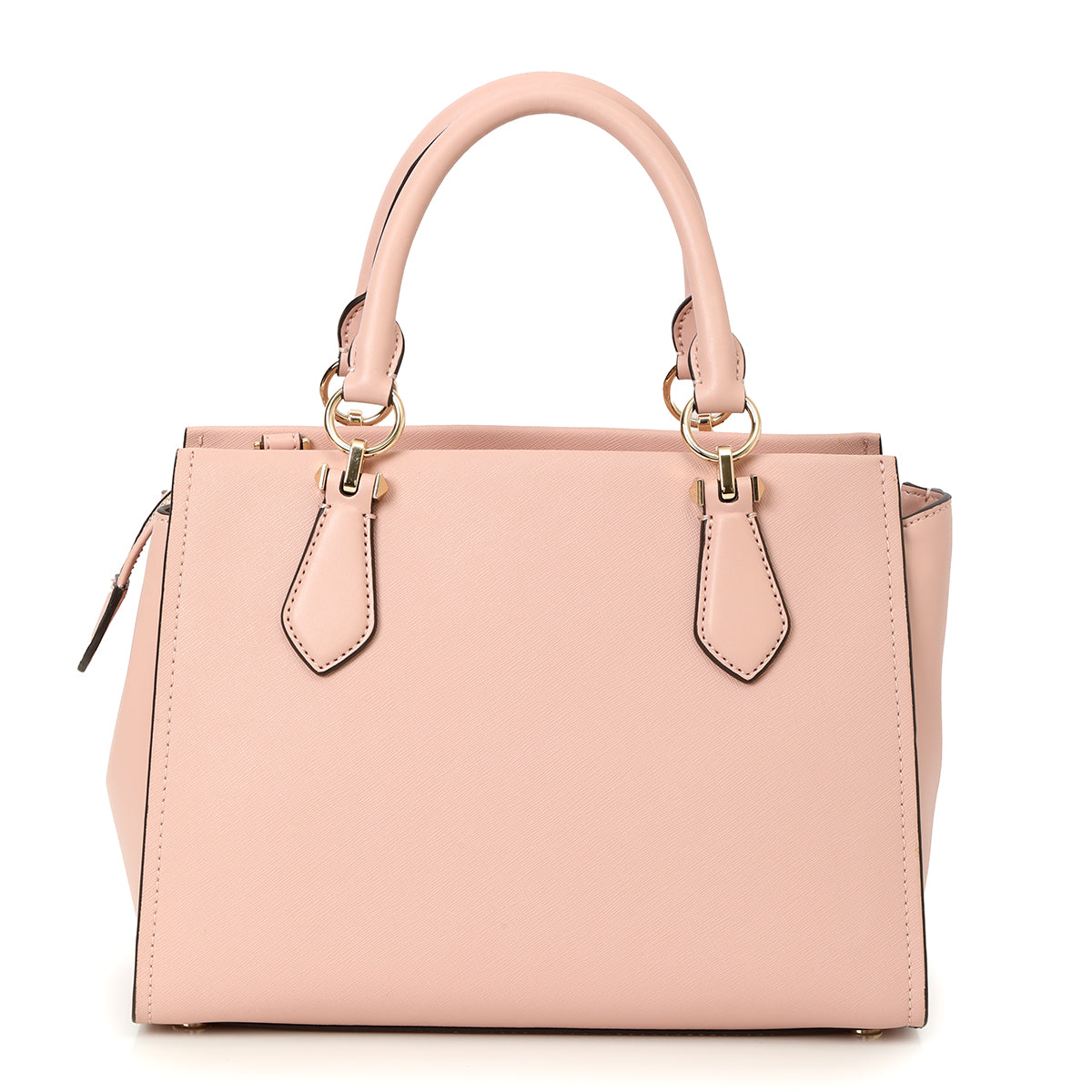 Color-Block Saffiano Leather Hand Bag