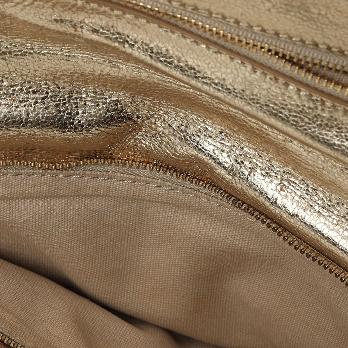 Reva Bombe Gold Clutch