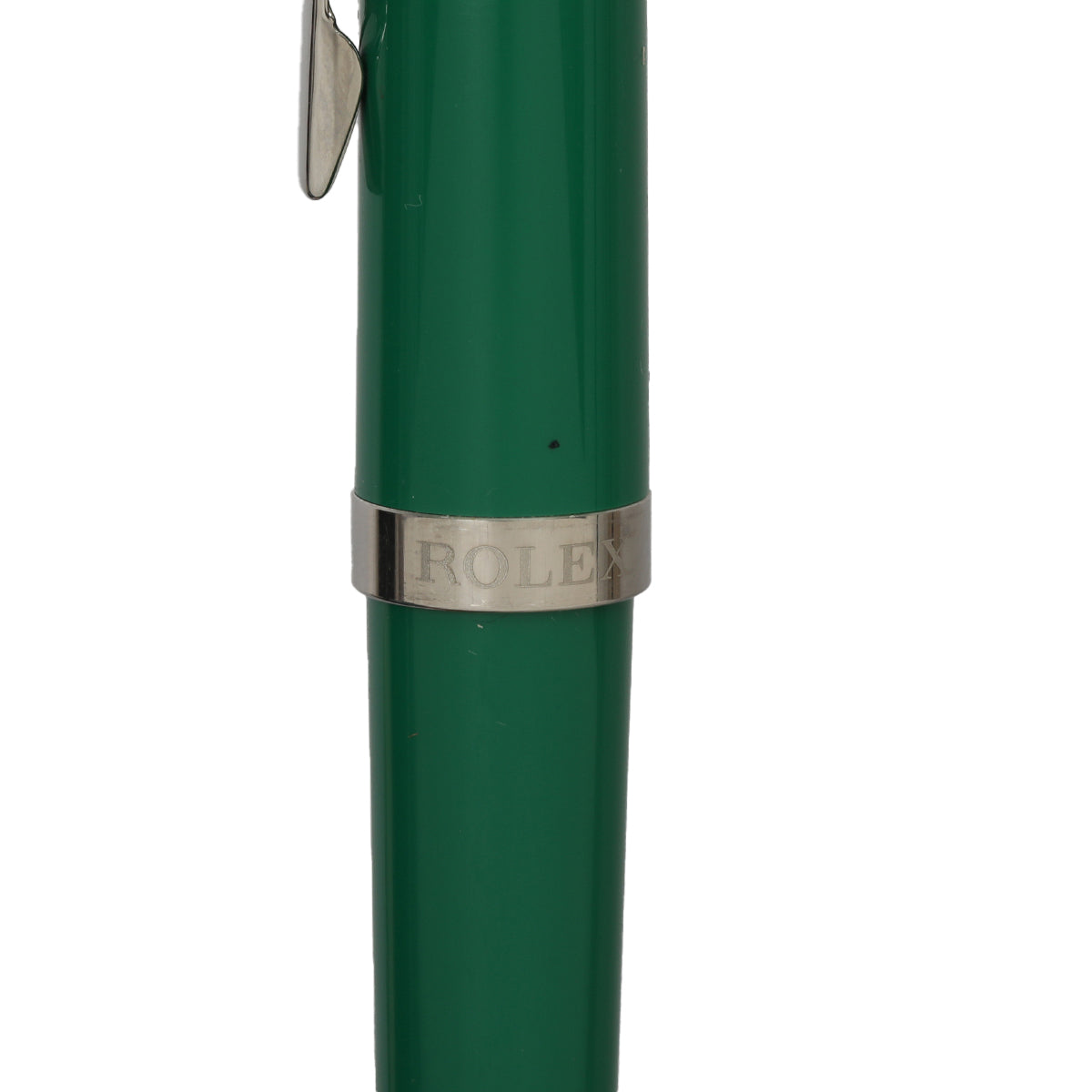 Ballpoint Retractable Matte Green And Silver Pen One Size