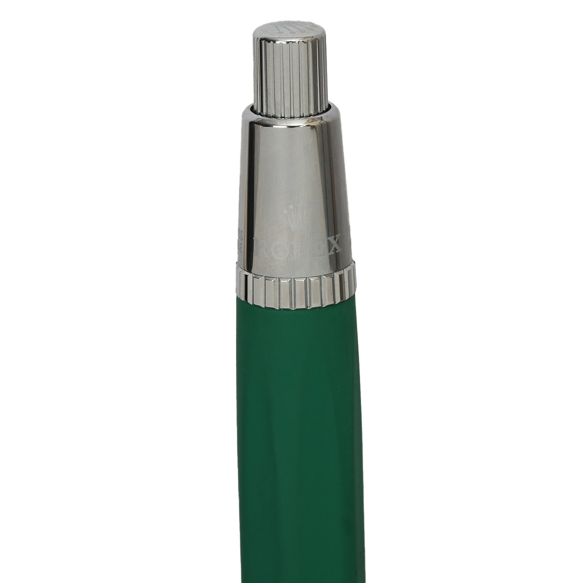 Ballpoint Retractable Matte Green And Silver Pen One Size