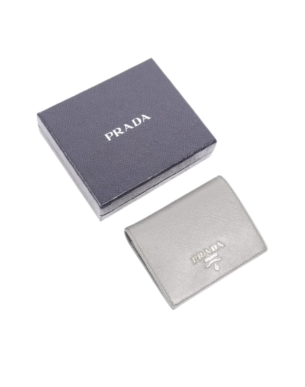 Small Saffiano Leather Wallet One Size