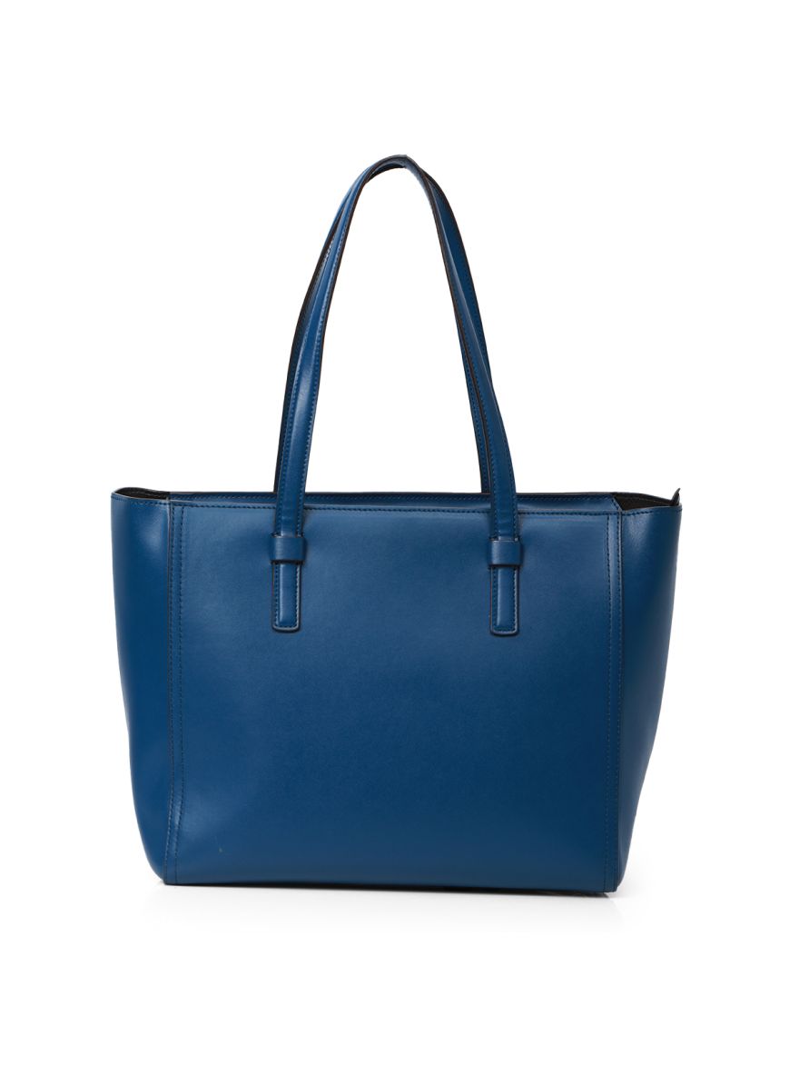 Blue Perforated Bonnie Tote One Size