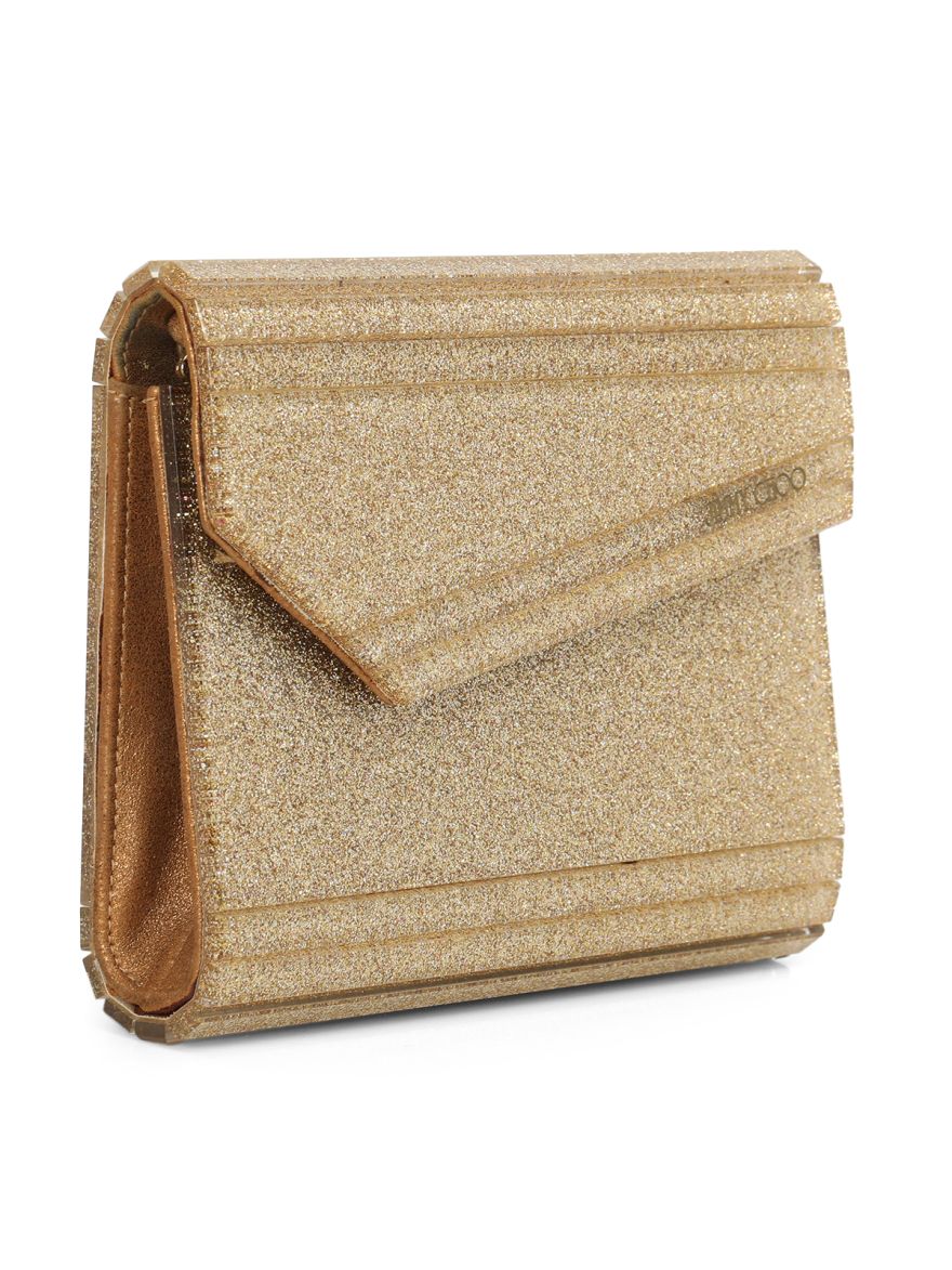 Candy Gold Glitter Clutch