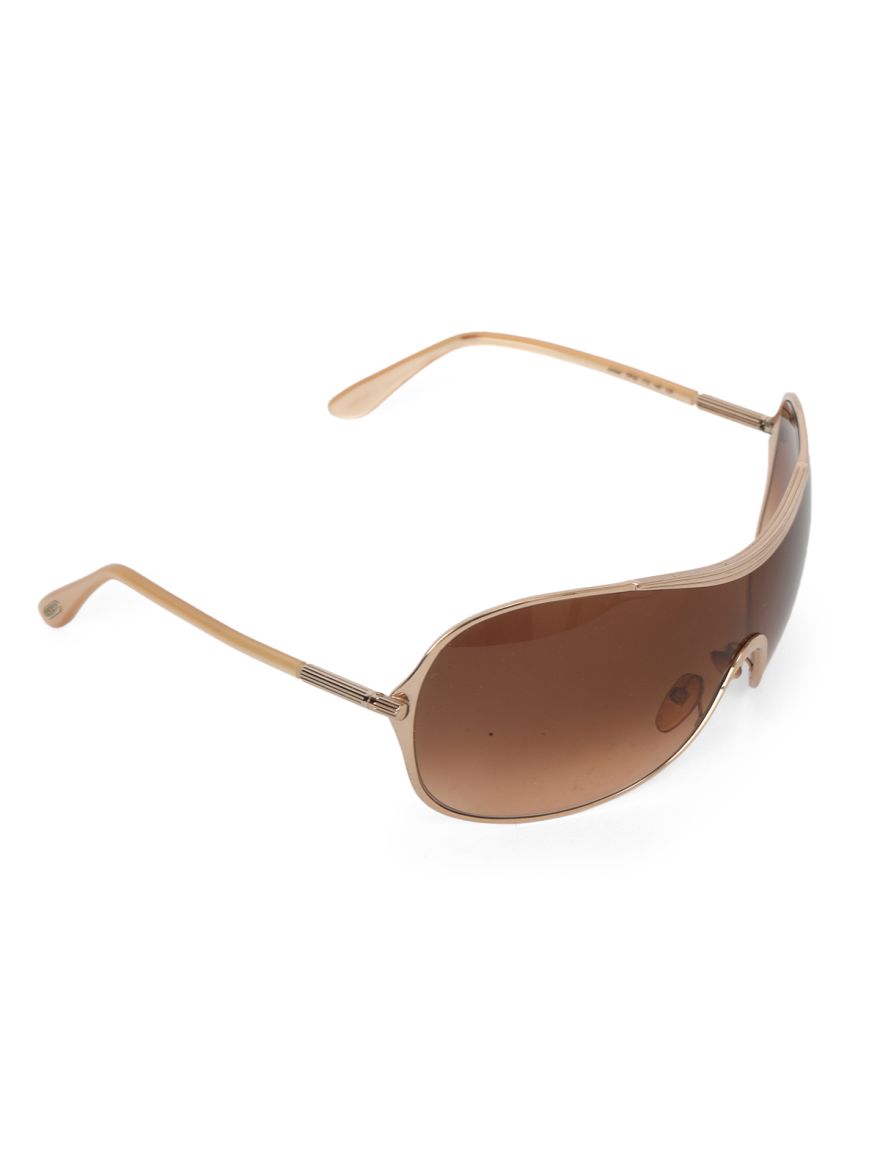 Amber Gold Auth Sunglasses Medium
