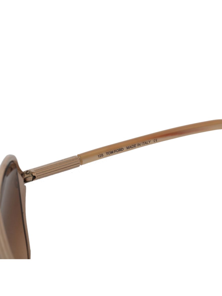 Amber Gold Auth Sunglasses Medium