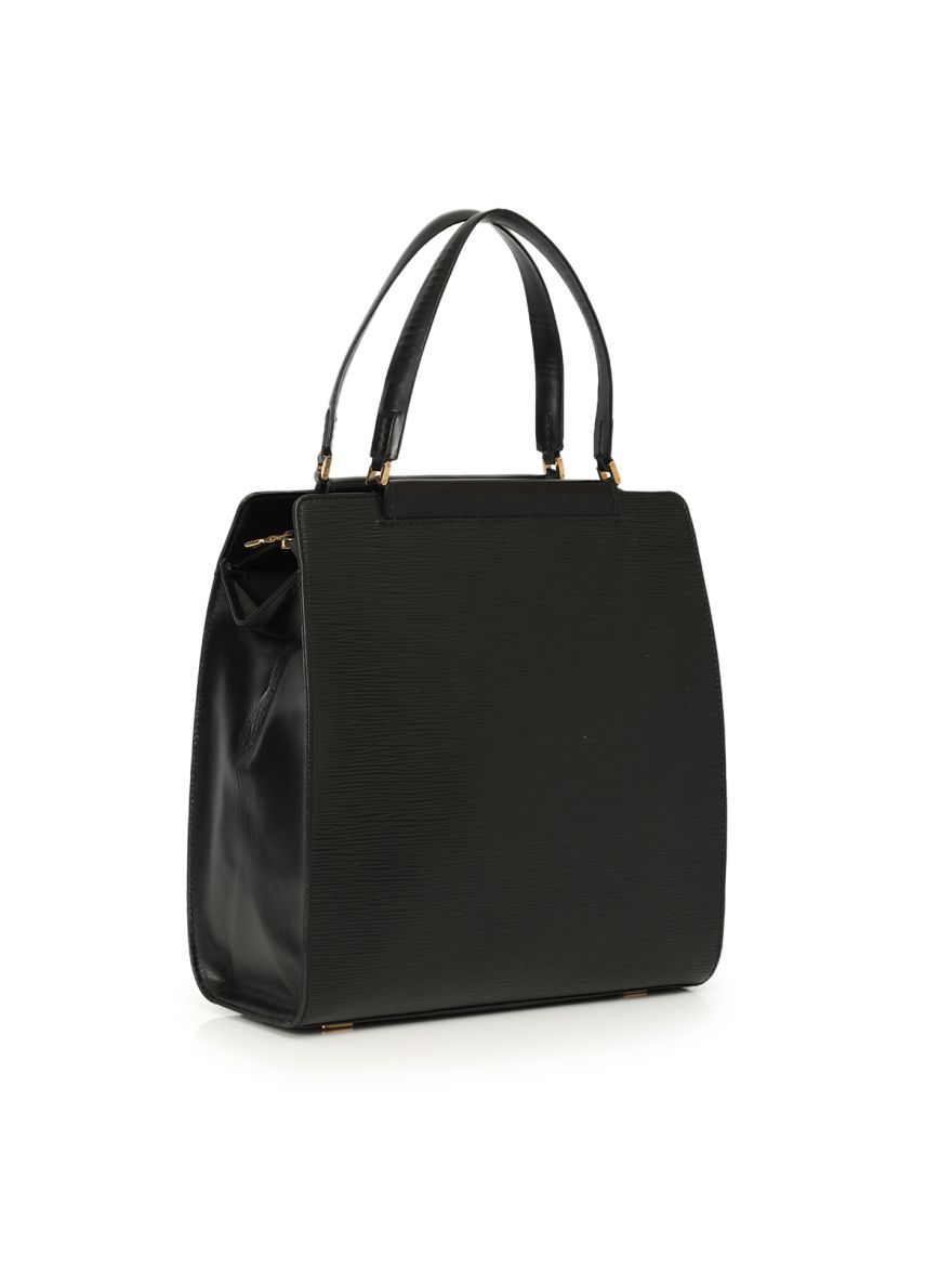 Black Epi Leather Figari MM Bag
