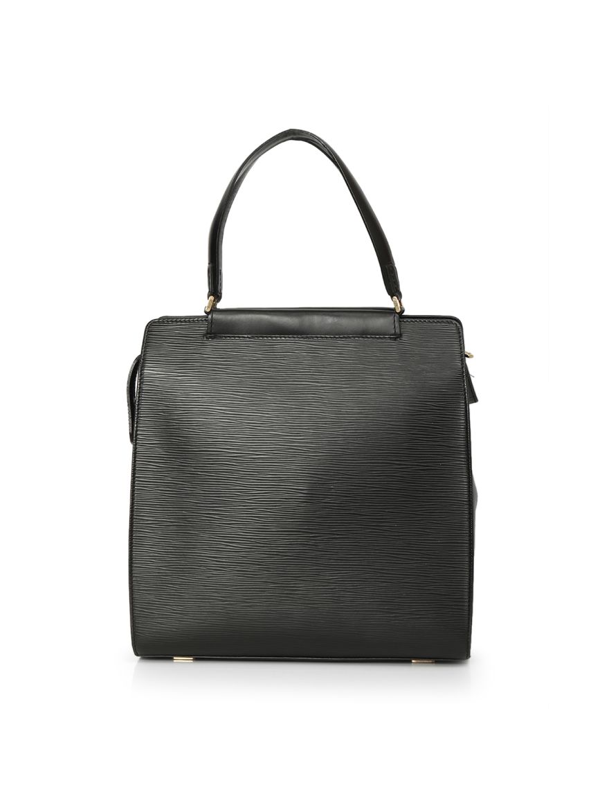 Black Epi Leather Figari MM Bag