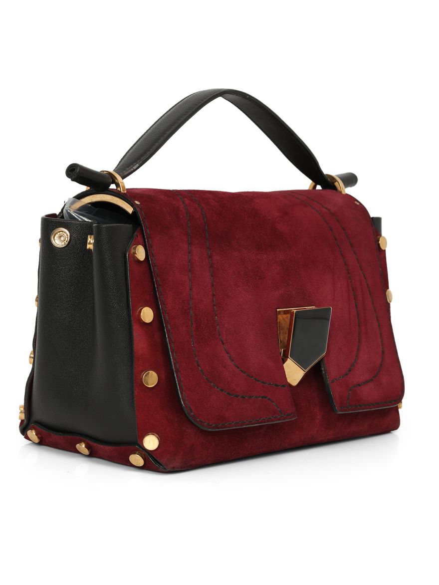 Lockett Suede Top Handle Bag One Size