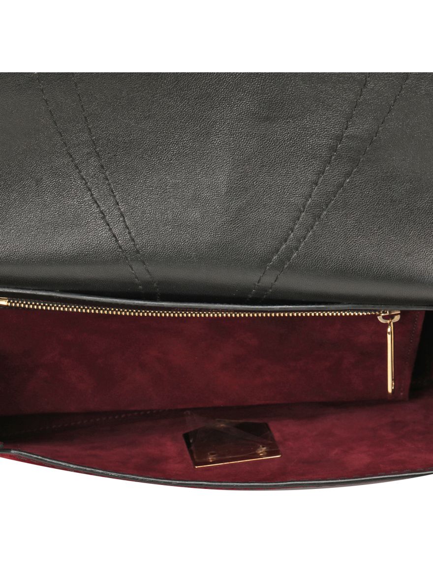 Lockett Suede Top Handle Bag One Size