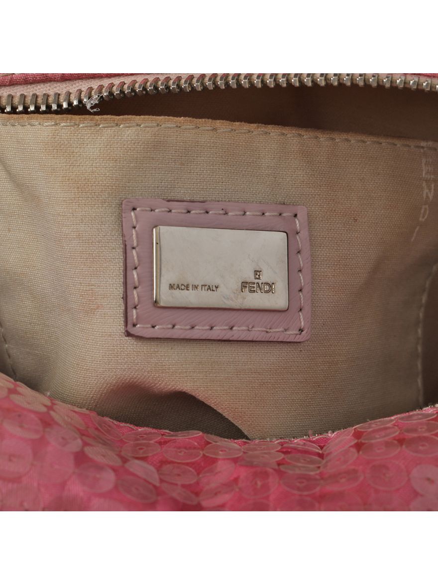 Pink Gradient Sequin Bauletto Boston Bag One Size
