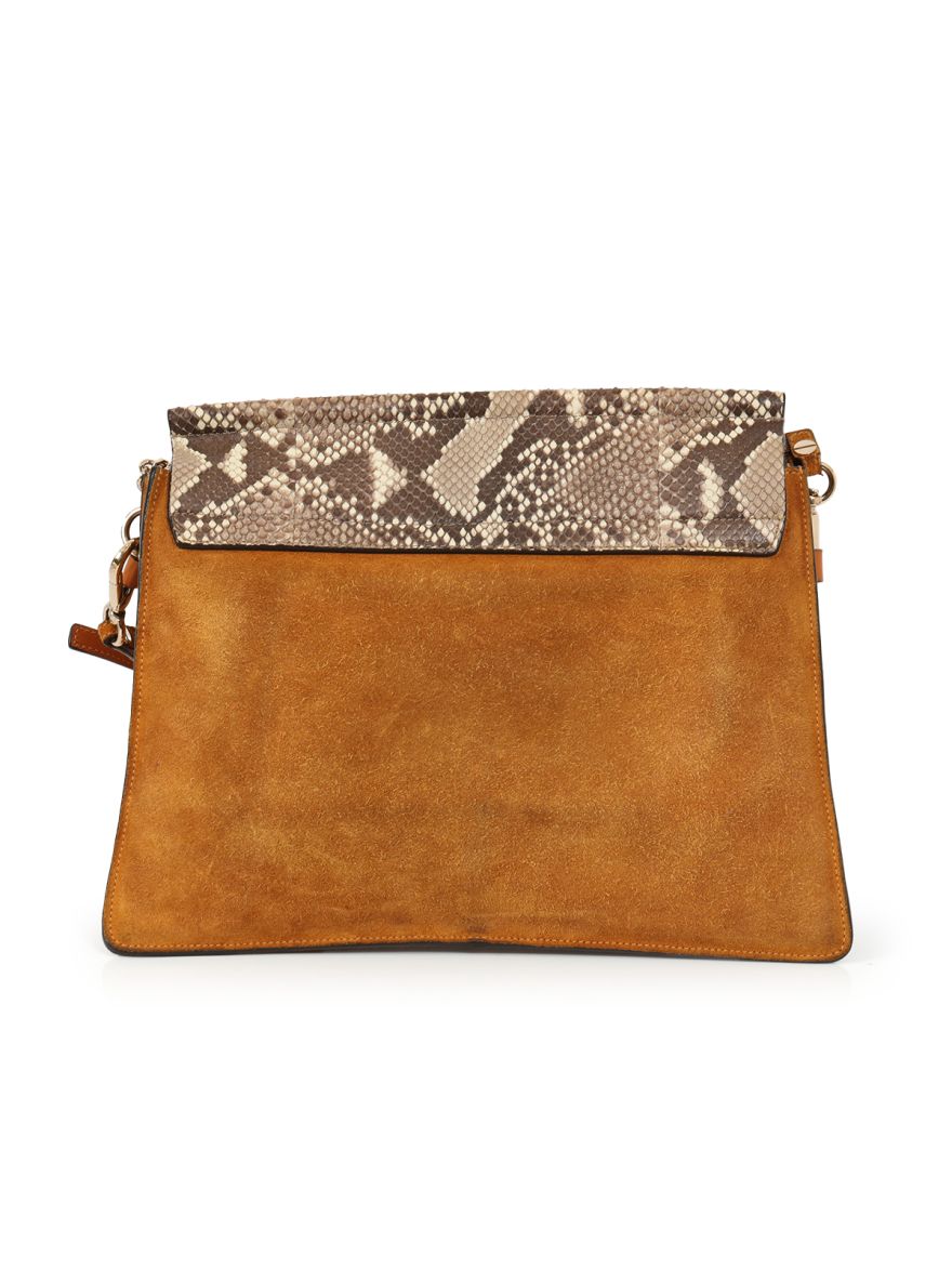 Medium Python Faye Shoulder Bag