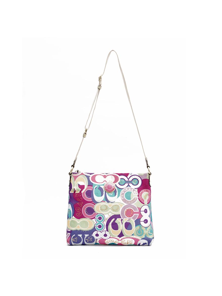 Poppy Pop Glam Purse Tote Glitter Gold Pink Purple Rainbow