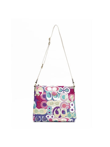 Poppy Pop Glam Purse Tote Glitter Gold Pink Purple Rainbow