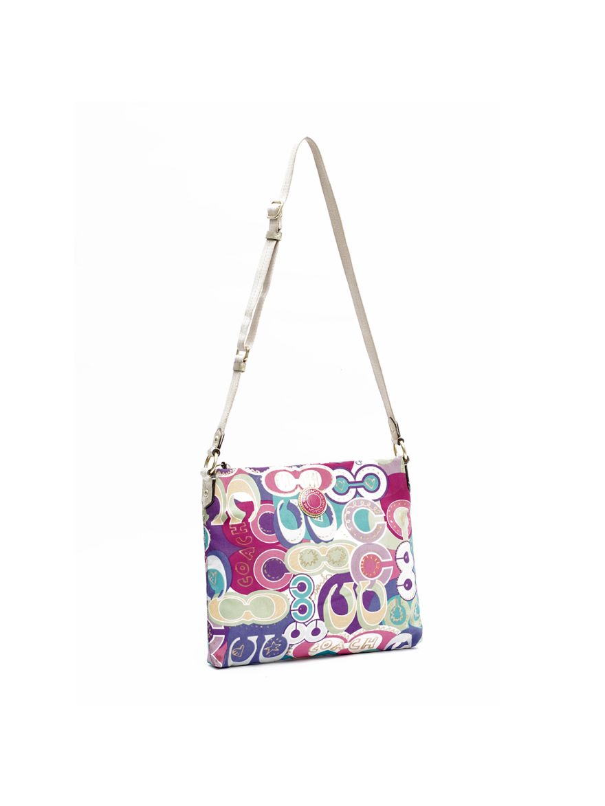 Poppy Pop Glam Purse Tote Glitter Gold Pink Purple Rainbow