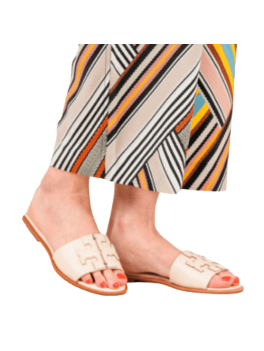 Leather Ines Sliders/Size-5.5 M