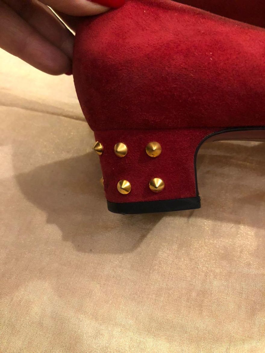Jacquelyne Studded Low Heel Pumps Size - 40