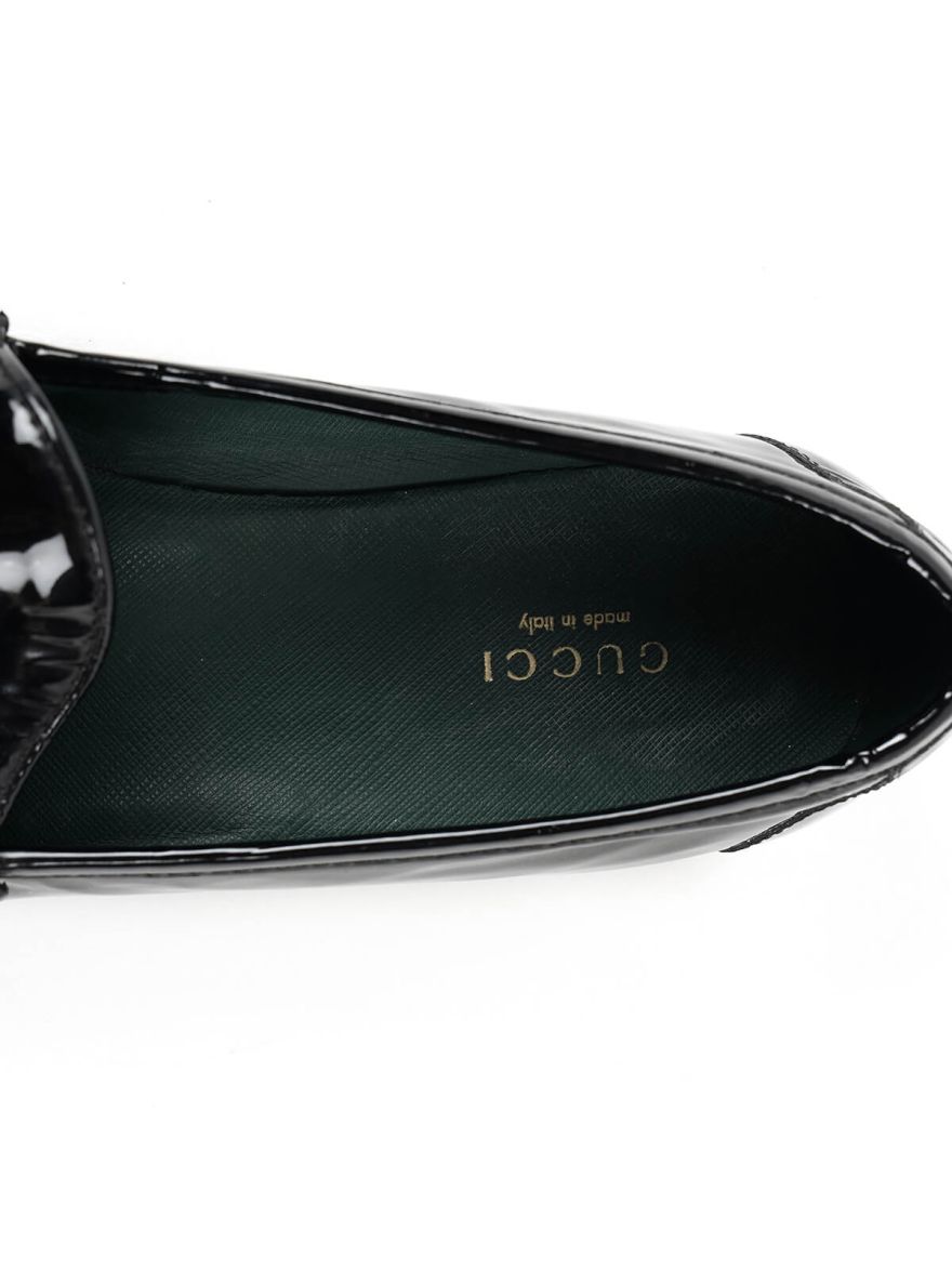 Patent Leather Horse-bit Loafer Size - 40