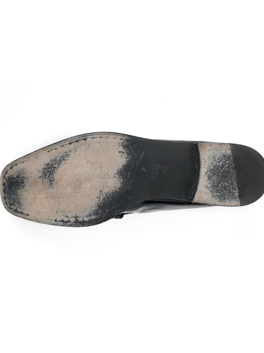 Patent Leather Horse-bit Loafer Size - 40