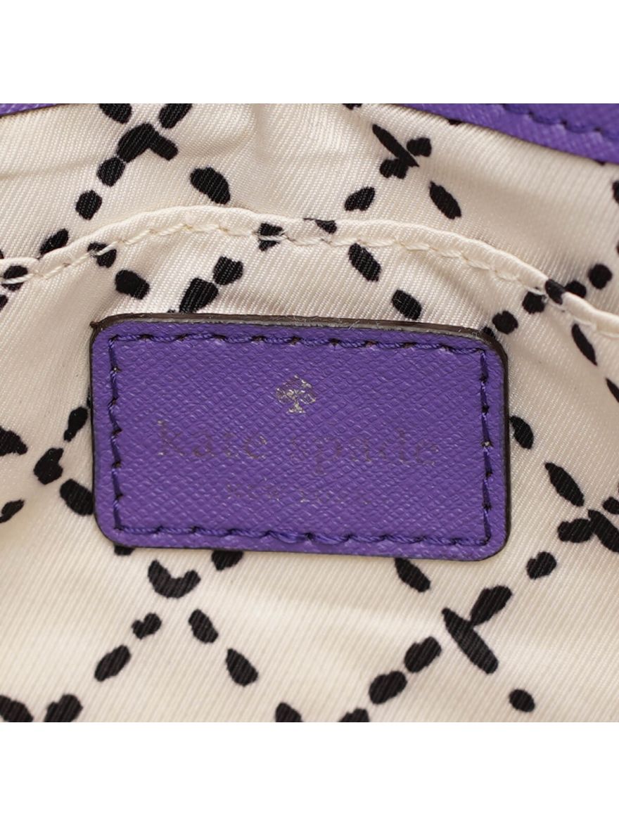 Newbury Lane Sally Purple Leather Crossbody