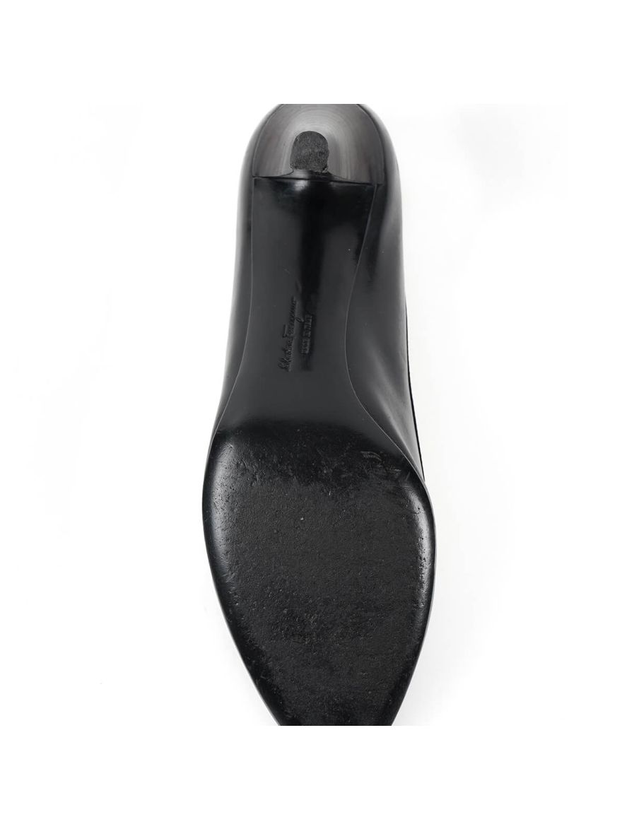 Giancini Loafers Black Low Heel For Women's Size 9.5